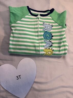 Kids Headquarters - Green and Blue Blanket onesie sleeper